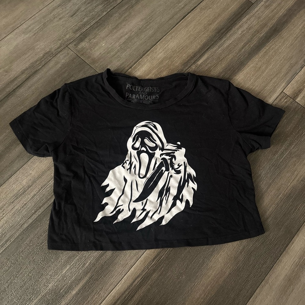 Scream/Ghost Face Crop Top